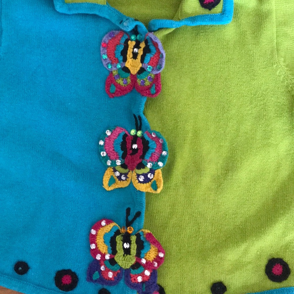 🦋Unique Vintage Top🌈 - Picture 4 of 9